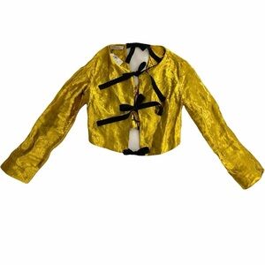 PRADA Metallic Gold Vintage Runway Jacket – Spring/Summer 2009